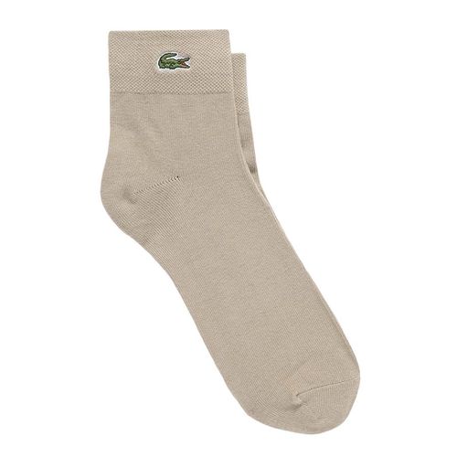 Tất Nam Lacoste Men's Basic Medium Neck Socks RA019E - BEIGE Màu Be