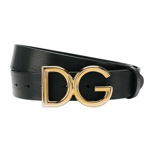 Thắt lưng Dolce & Gabbana - Thắt Lưng Nam Dolce & Gabbana D&G Belt BC4272 Màu Đen Size 85 - Vua Hàng Hiệu