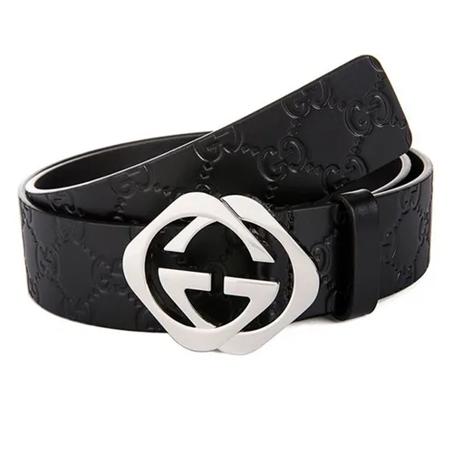 Thắt lưng Gucci Nam - Thắt Lưng Nam Gucci Belt Men's Sima Black 403944 A0V1Y 1000 Màu Đen Size 85 - Vua Hàng Hiệu