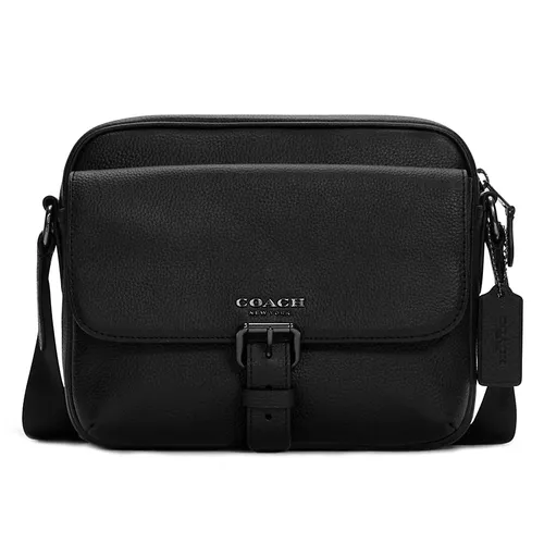 Túi Đeo Chéo Nam Coach Hudson Crossbody C5399 Màu Đen