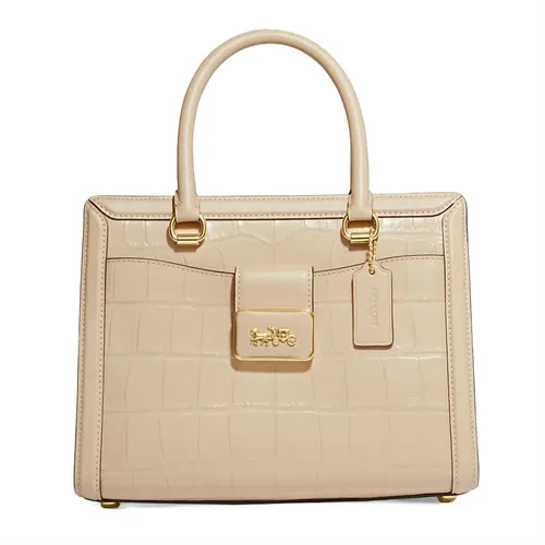 Túi Đeo Chéo Nữ Coach Grace Carryall CF389 Màu Be