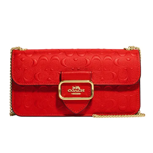 Túi Đeo Chéo Nữ Coach Morgan Crossbody In Signature Leather CF942 Màu Đỏ - Túi xách - Vua Hàng Hiệu