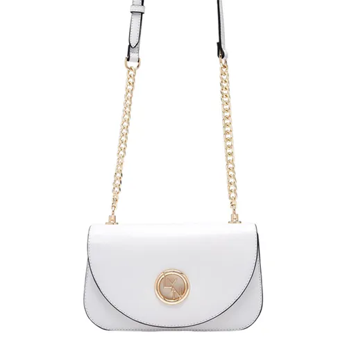 Túi Đeo Chéo Nữ Lyn Circle Crossbody Bags LL23FBS243 Grey Màu Xám Trắng