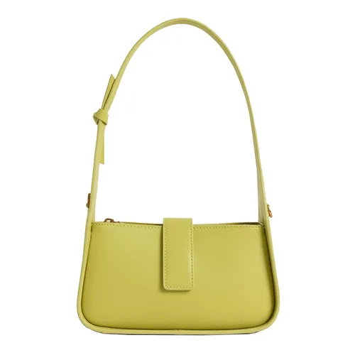 Túi Đeo Vai Nữ Charles & Keith CNK Leather Chain-Link Bag 50270847 Màu Xanh Green