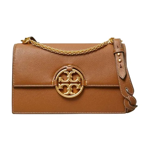 Túi xách Tory Burch Túi đeo vai - Túi Đeo Vai Nữ Tory Burch Miller Shoulder Bag Màu Nâu - Vua Hàng Hiệu