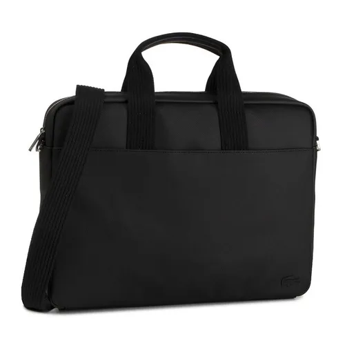Túi xách - Túi Laptop Lacoste Black Computer Bag NH2451HC Màu Đen - Vua Hàng Hiệu