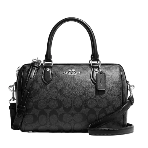 Túi Xách Coach Rowan Satchel In Signature Canvas CH280 Màu Đen