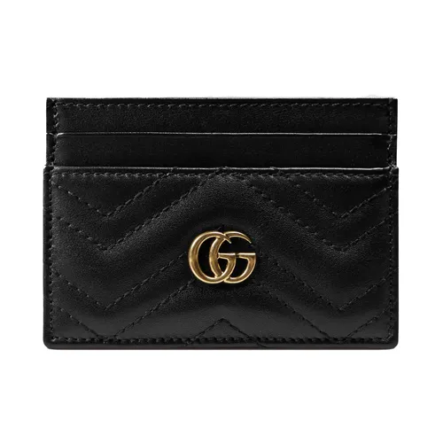 Ví Đựng Thẻ Gucci GG Marmont Card Case 443127 DTD1T 1000 Màu Đen - Túi xách - Vua Hàng Hiệu