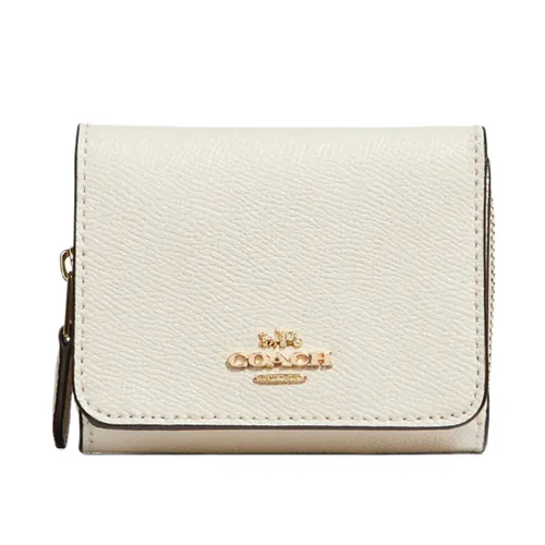 Ví Nữ Coach Small Trifold Wallet F37968 Màu Trắng