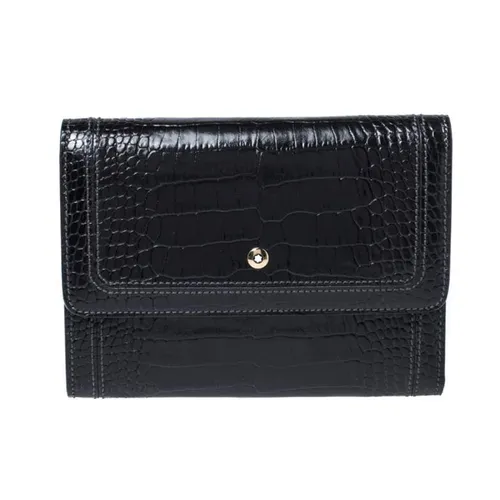 Túi xách Montblanc Ví - Ví Nữ Montblanc La Vie De Boheme 6 CC Wallet 4017941592460 Màu Đen - Vua Hàng Hiệu