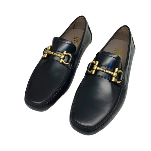 Giày Lười Salvatore Ferragamo Loafers Black ZM73924 Màu Đen Size 41