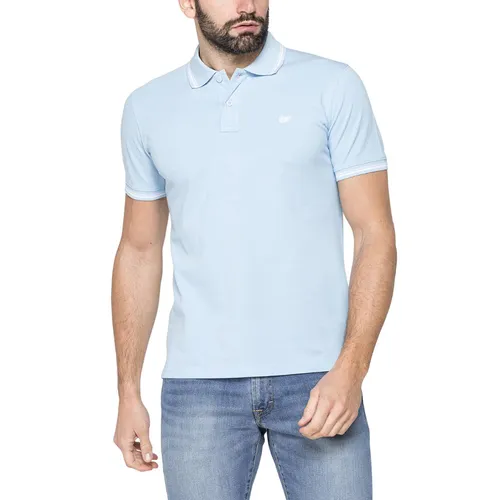 Thời trang Xanh nhạt Áo Polo 100% Cotton - Áo Polo Nam Carrera Jeans 8190075A_626 Màu Xanh Nhạt Size M - Vua Hàng Hiệu