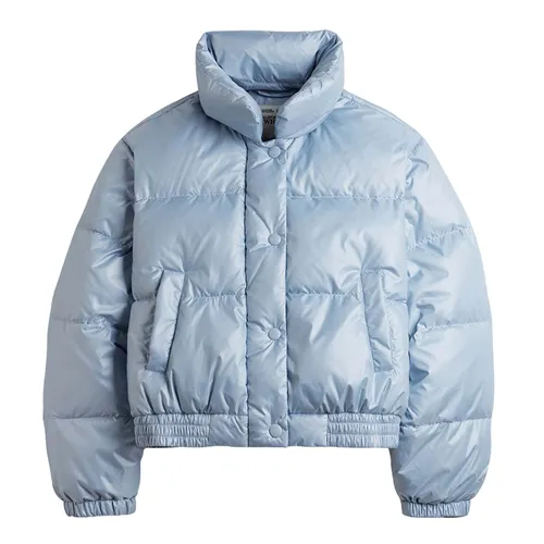 Thời trang - Áo Khoác Lông Vũ Nữ WHOAU Collar Short Puffer WHJDD4V15F Màu Xanh Nhạt - Vua Hàng Hiệu