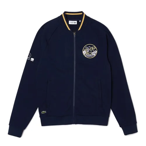 Áo Khoác Nam Lacoste Miami Open Croc Graphic Jacket SH8222 51 144 PC04 Màu Xanh Navy Size XXS