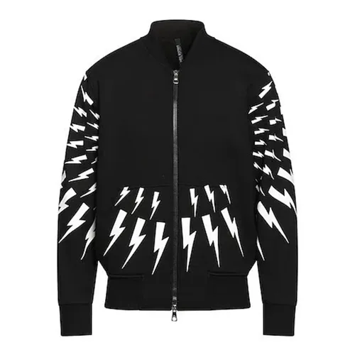Áo Khoác Nam Neil Barrett Lightning Bolt Reversible BJS008S Màu Đen Size XXS - Thời trang - Vua Hàng Hiệu