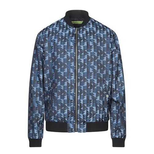 Thời trang - Áo Khoác Nam Versace Bomber Jacket Màu Xanh Size 50 - Vua Hàng Hiệu