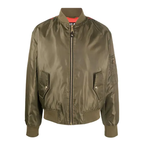 Thời trang Versace Xanh Olive Áo khoác - Áo Khoác Nam Versace Jeans Couture 75GASD07 Màu Xanh Olive Size 46 - Vua Hàng Hiệu