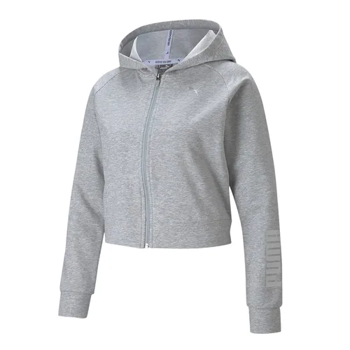 Thời trang Puma Áo khoác - Áo Khoác Nữ Puma RTG Full-Zip Women's Hoodie 588992/586485_04 Màu Xám Nhạt Size M - Vua Hàng Hiệu