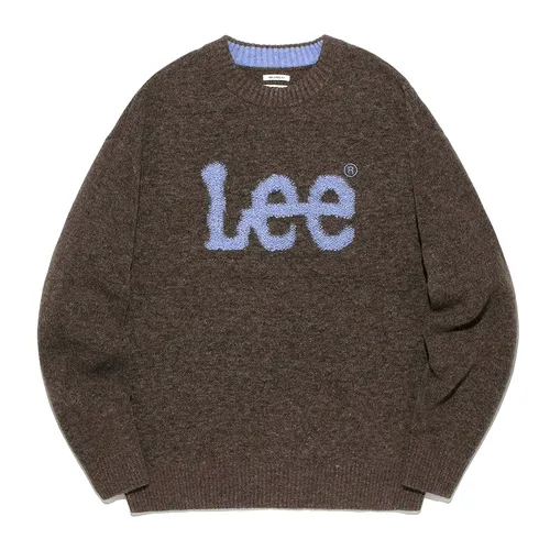 Lee - Áo Len Lee Big Twitch Logo LE2303KT02CL Màu Nâu Chocolate - Vua Hàng Hiệu