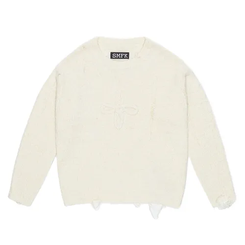 Thời trang - Áo Len Nữ SMFK White Wilderness Wondering UG010W Màu Trắng Size S - Vua Hàng Hiệu