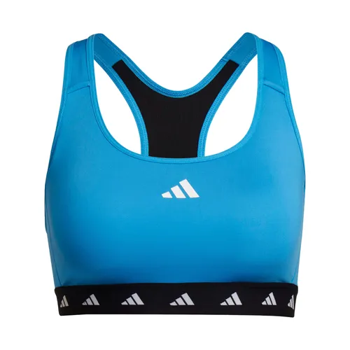 Thời trang - Áo Ngực Thể Thao Adidas Powerreact Training Medium Support Techfit HN7277 Màu Xanh Size XSAC - Vua Hàng Hiệu