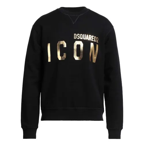 Áo Nỉ Sweater Nam Dsquared2 Logo S79GU0069 Màu Đen Size M - Thời trang - Vua Hàng Hiệu
