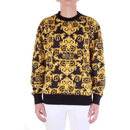 Áo Nỉ Sweater Nam Versace Jeans Couture Màu Vàng Size S