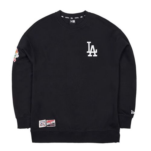 Áo Nỉ Sweater New Era x MLB LA Dodgers Logo 13546468 Màu Đen Size M