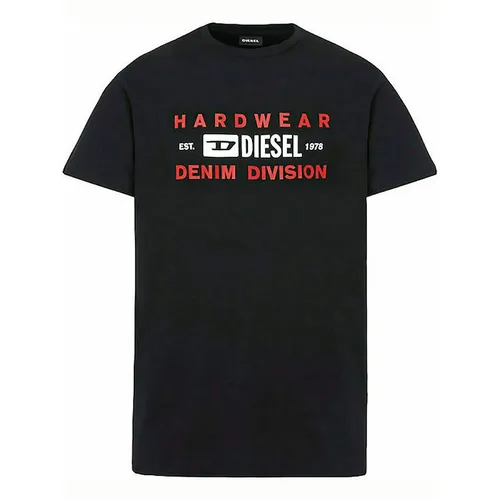 Diesel - Áo Phông Nam Diesel A00354RAAJX GA04 Tshirt Màu Đen Size L - Vua Hàng Hiệu
