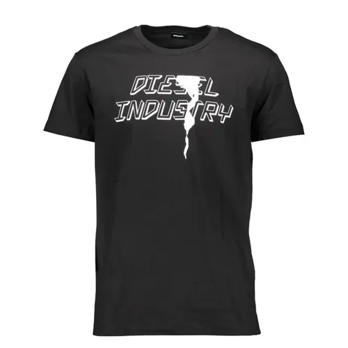 Thời trang Diesel Áo phông - Áo Phông Nam Diesel Maglietta Tshirt T-DIEGOS-N21 Màu Đen Size M - Vua Hàng Hiệu