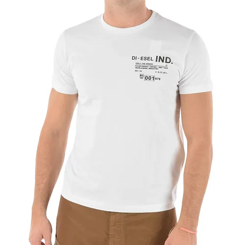 Diesel - Áo Phông Nam Diesel T-Diegos N21 GA04 Tshirt Màu Trắng Size M - Vua Hàng Hiệu