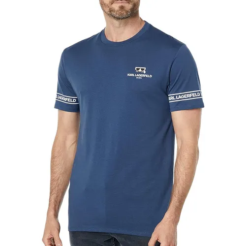 Áo Phông Nam Karl Lagerfeld Tshirt LM2G2346 GB03 Màu Xanh Navy Size L
