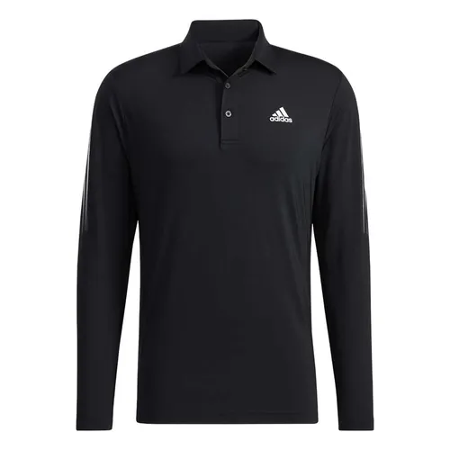 Áo Polo Dài Tay Nam Adidas 3-Stripes Aeroready HA3125 Màu Đen - Thời trang - Vua Hàng Hiệu