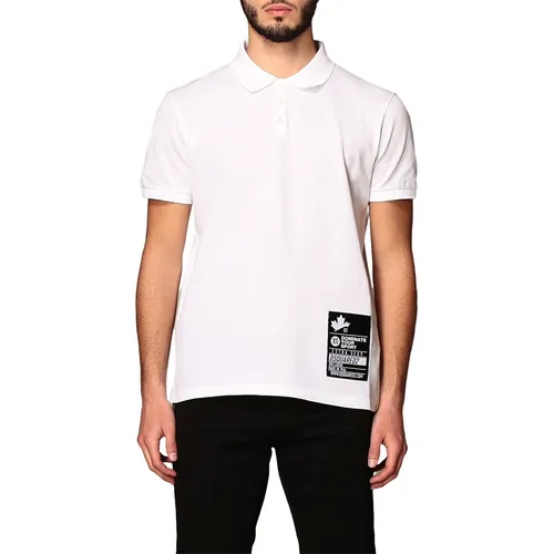 Áo Polo Nam Dsquared2 Polo Shirt S74GL0051 Màu Trắng Size S - Thời trang - Vua Hàng Hiệu