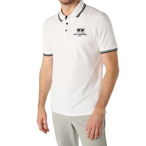 Karl Lagerfeld Áo Polo - Áo Polo Nam Karl Lagerfeld Polo Shirt LM2K3960 GB03 Màu Trắng Size M - Vua Hàng Hiệu