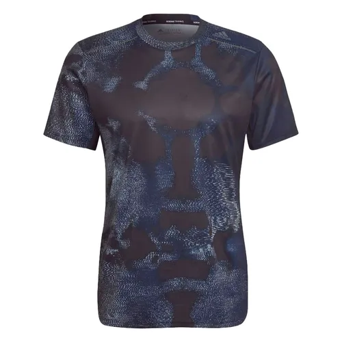 Thời trang Adidas Đen phối xanh - Áo Thun Nam Adidas M D4T Hiit Tee HL8785 Màu Xanh Đen Size S - Vua Hàng Hiệu