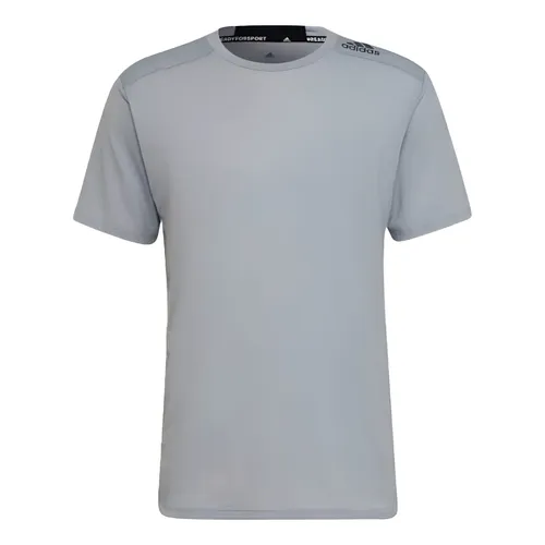 Thời trang Xám Áo thun - Áo Thun Nam Adidas T-Shirt HB9202 Màu Xám Size S - Vua Hàng Hiệu