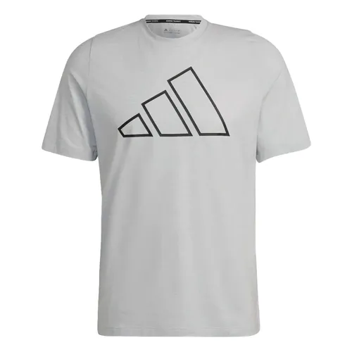 Thời trang Xám Áo thun - Áo Thun Nam Adidas Ti 3Bar Tee HD3548 Màu Xám Size XS - Vua Hàng Hiệu