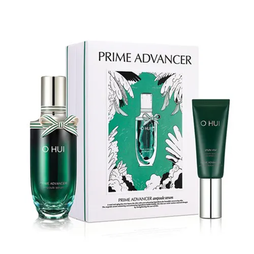 Mỹ phẩm Ohui - Bộ Dưỡng Da Ngăn Ngừa Lão Hóa Ohui Prime Advancer Ampoule Serum Special Set 2 Món - Vua Hàng Hiệu