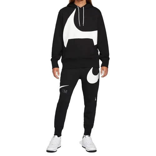 Nike - Bộ Quần Áo Nỉ Nam Nike Tech Fleece Sweatshirt Hoodie X Long Pants Top And Bottom DP B0BSP9K12F Set Màu Đen Trắng Size M - Vua Hàng Hiệu