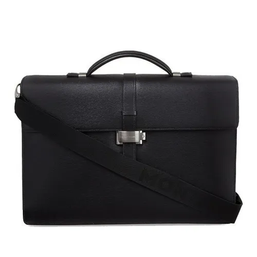 Cặp Xách Tay Nam Montblanc Westside Double 7579 Màu Đen - Túi xách - Vua Hàng Hiệu