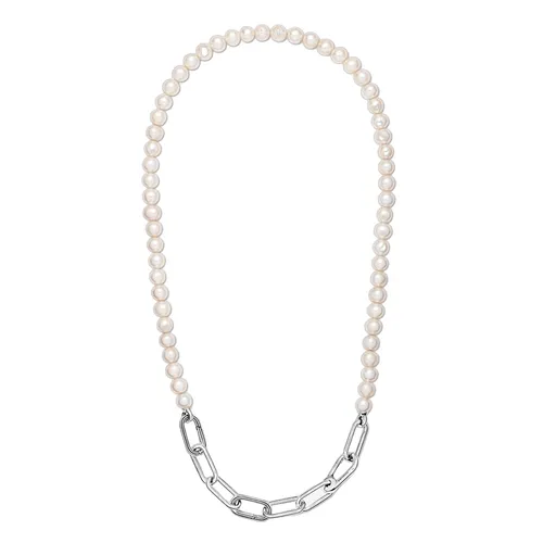 Trang sức - Dây Chuyền Nữ Pandora Me Treated Freshwater Cultured Pearl Necklace 399658C01 Màu Bạc - Vua Hàng Hiệu