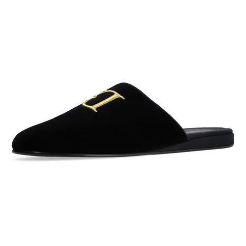 Dép Dsquared2 Black Slide With Logo MFM0003 10750001 2124 Màu Đen Size 40.5