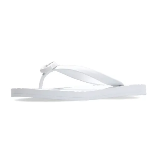 Dép Cao su - Dép Xỏ Ngón Nam Gucci White Flip-Flops With Logo 659229 Màu Trắng Size 40 - Vua Hàng Hiệu