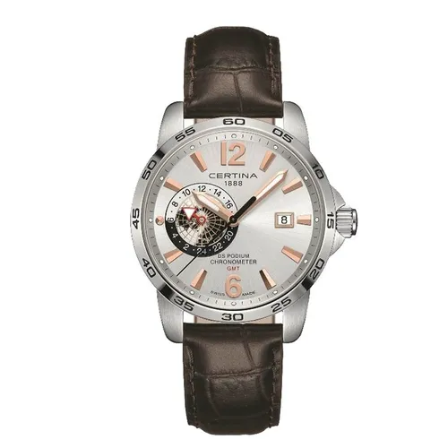 Certina - Đồng Hồ Nam Certina Podium GMT Watch C034.455.16.037.01 Màu Nâu - Vua Hàng Hiệu