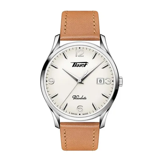 Đồng Hồ Nam Tissot Heritage Visodate T118.410.16.277.00 Màu Nâu Cam 