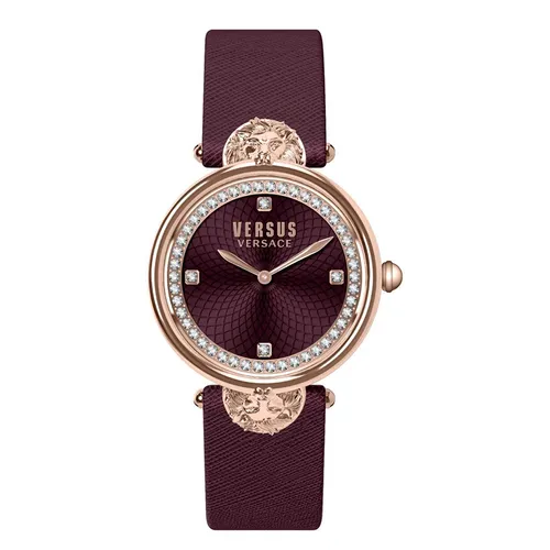 Versace - Đồng Hồ Nữ Versus Versace Victoria Harbour Watch VSP333421 Màu Đỏ Tía - Vua Hàng Hiệu