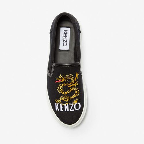 Giày Slip On Kenzo Dragon Slips-on Màu Đen Size 40-3
