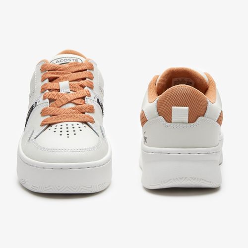Giày Thể Thao Lacoste L005 Leather Trainers 44SFA0048 291 Màu Trắng Phối Cam Size 37.5-5