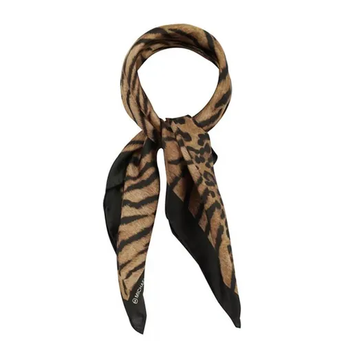 Khăn Nữ Michael Kors MK Women's Tiger Leopard Split Print Bandana Màu Nâu